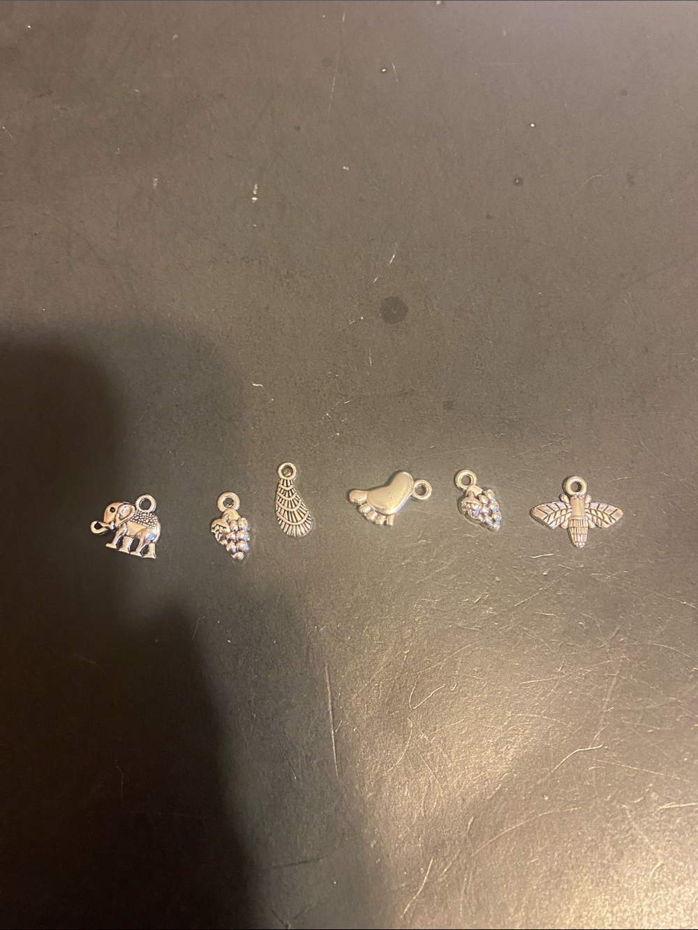 Fashion Jewelry Silver Animal & Nature Charm Set